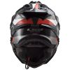 LS2 MX701 EXPLORER-06 CARBON FRONTIER adventure helma šedá-titan/červená vel.L